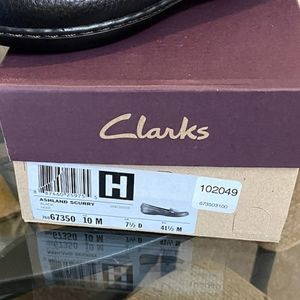 Black Clarke Walking Shoes